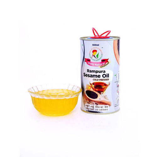 Sesame Oil 500ml - Cold Pressed - Rampura Organics India Pvt. Ltd.