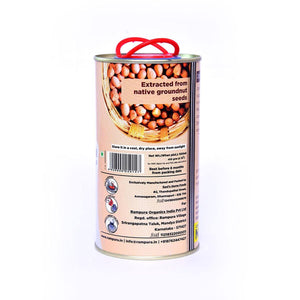 Groundnut Oil 500ml - Cold Pressed - Rampura Organics India Pvt. Ltd.