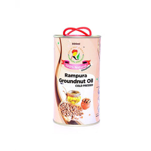 Groundnut Oil 500ml - Cold Pressed - Rampura Organics India Pvt. Ltd.