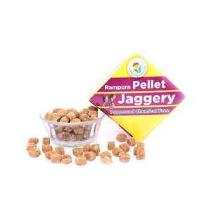Pellet Jaggery 400g - Processed chemical free - Rampura Organics India Pvt. Ltd.
