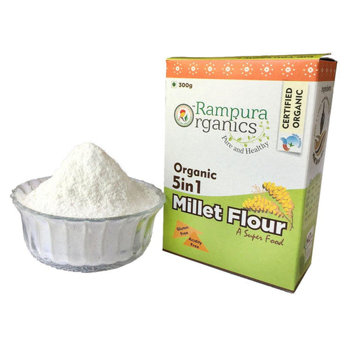 Organic 5in1 Millet Flour 300g - Rampura Organics India Pvt. Ltd.