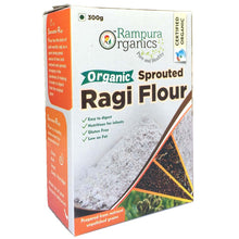 Load image into Gallery viewer, Organic Sprouted Ragi Flour 300g - Rampura Organics India Pvt. Ltd.
